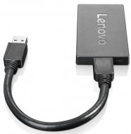 Lenovo Universal USB 3.0 to DisplayPort Adapter ( M to F, DP 1.1 interface (DisplayPort), Max 3840x2160@30Hz 4K*output - *Depending on many factors) , 